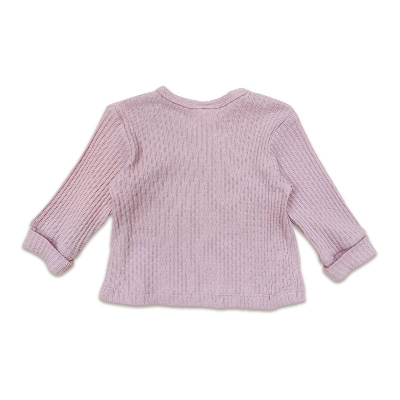 Wickeljacke - Ajour rosa