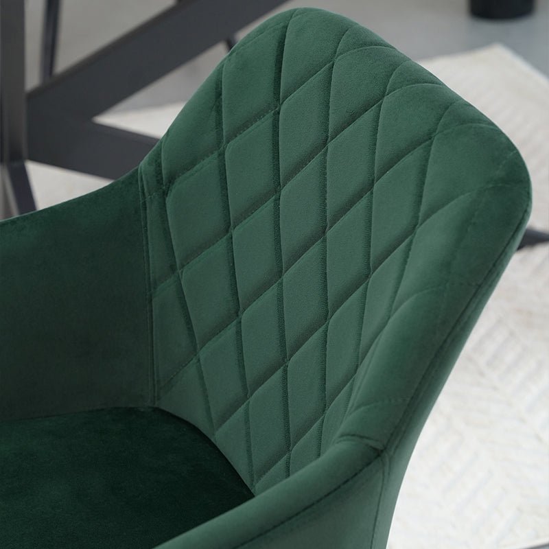 Fotel Frazer Diamond [zestaw 2 szt.] [aksamit] [podstawa obrotowa 360 stopni]