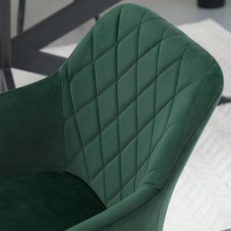 Frazer Diamond Armchair [Set of 2] [Velvet] [360-degree Swivel Base]