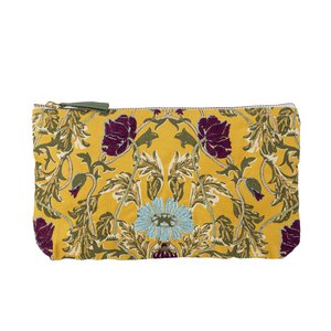 Celesta Cosmetic Bag, Yellow, Cotton