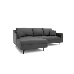 4-Seater Left Corner Sofa ALFAMA - Dark Grey