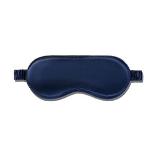 Schlafmaske aus Seide – Marineblau