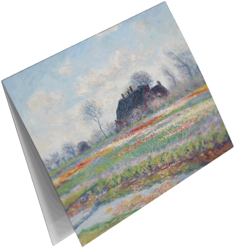 Lykønskningskort sæt Claude Monet
