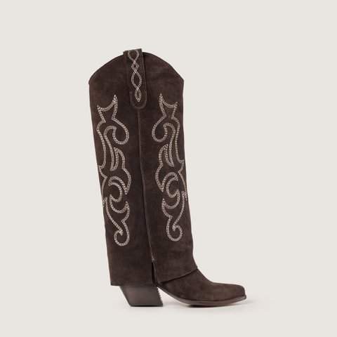 Yukon Dark Brown Texan Boots