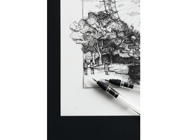 Zeichenstift Aristo MG1 PRO 0,60mm Strichstärke exkl. Stift Tinte.