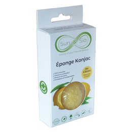 Natural Konjac Sponge for the Face with Lemon