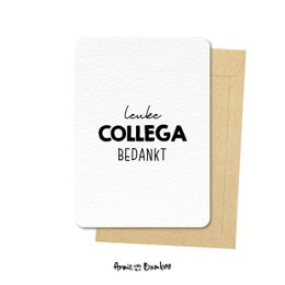 Postkarte - Netter Kollege, danke