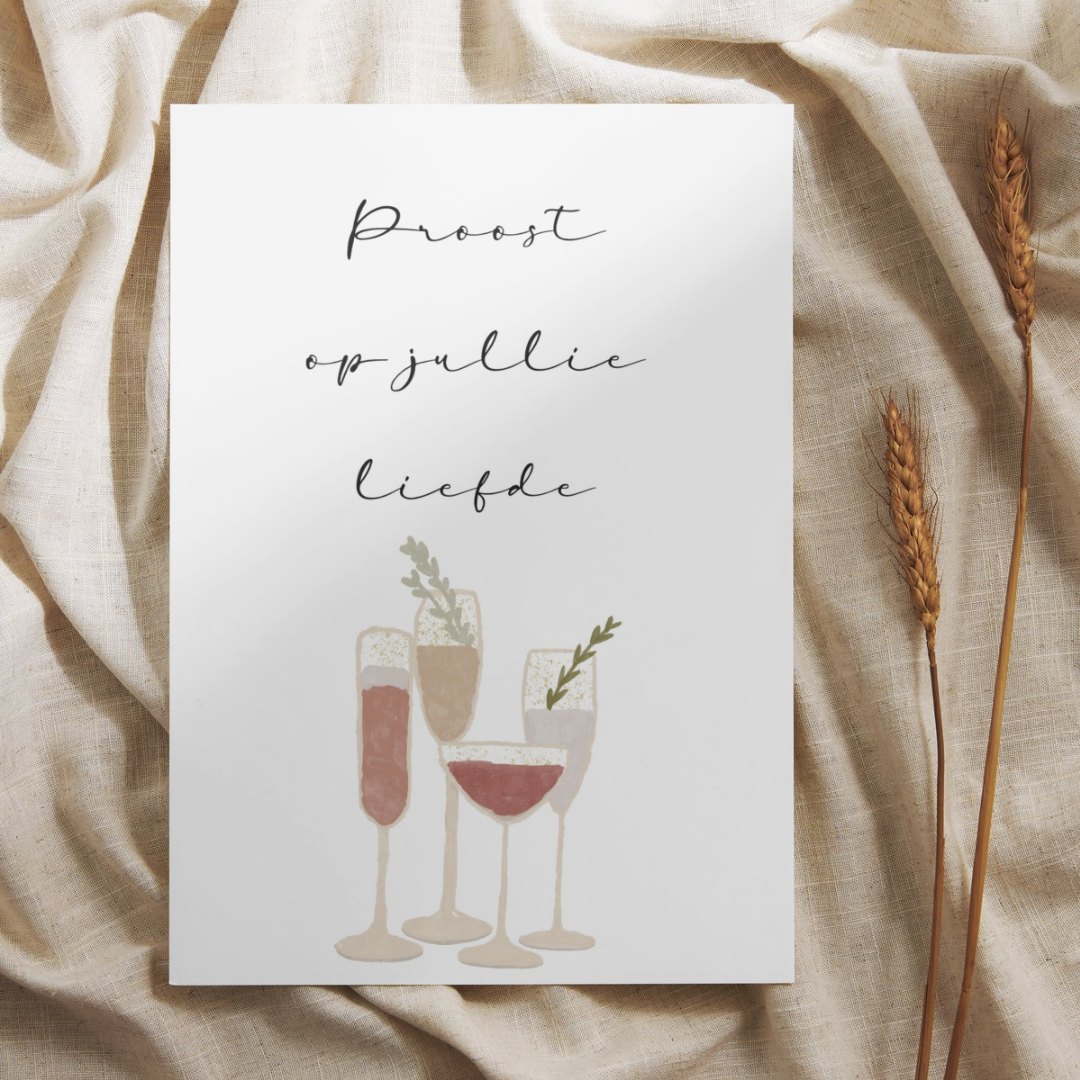 Proost op jullie liefde