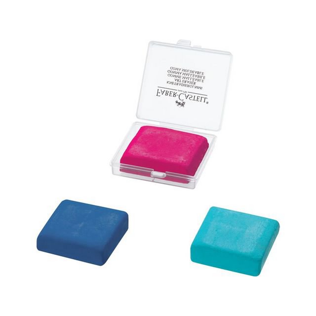 Kneadable eraser FC Trend ass. 18pcs. in displ pink, blue and turquoise