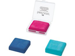 Kneadable eraser FC Trend ass. 18pcs. in displ pink, blue and turquoise