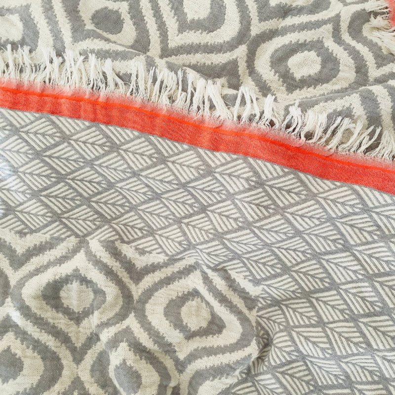 Jacquard Hamam Plaid 'May' 170x130 cm