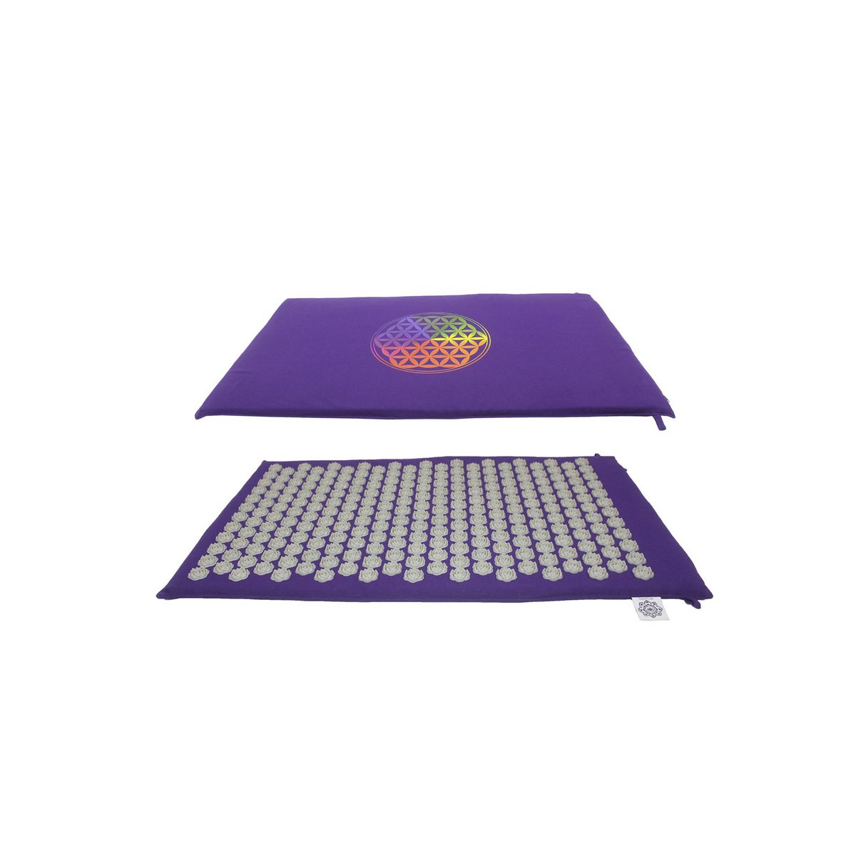 Akupressur/ Shakti Matte Lila mit grauer Spitze (Blume von Li