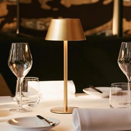 Milou Gold Rechargeable Table Lamp