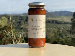 Tomatensoße mit Basilikum aus Italien
