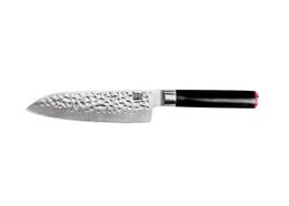 Cuchillo - Santoku con bambú Saya y caja de bambú - Hoja de 180 mm