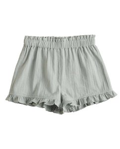 Girl's shorts with elasticated waist and ruffles F103-21211381