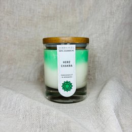 Heart Chakra | Scented candle soy wax – relaxing – meditation – chakra heart (green)