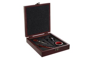 VINO SET 5 INOX MDF 16,5X19X5 ABRIDOR RC199424