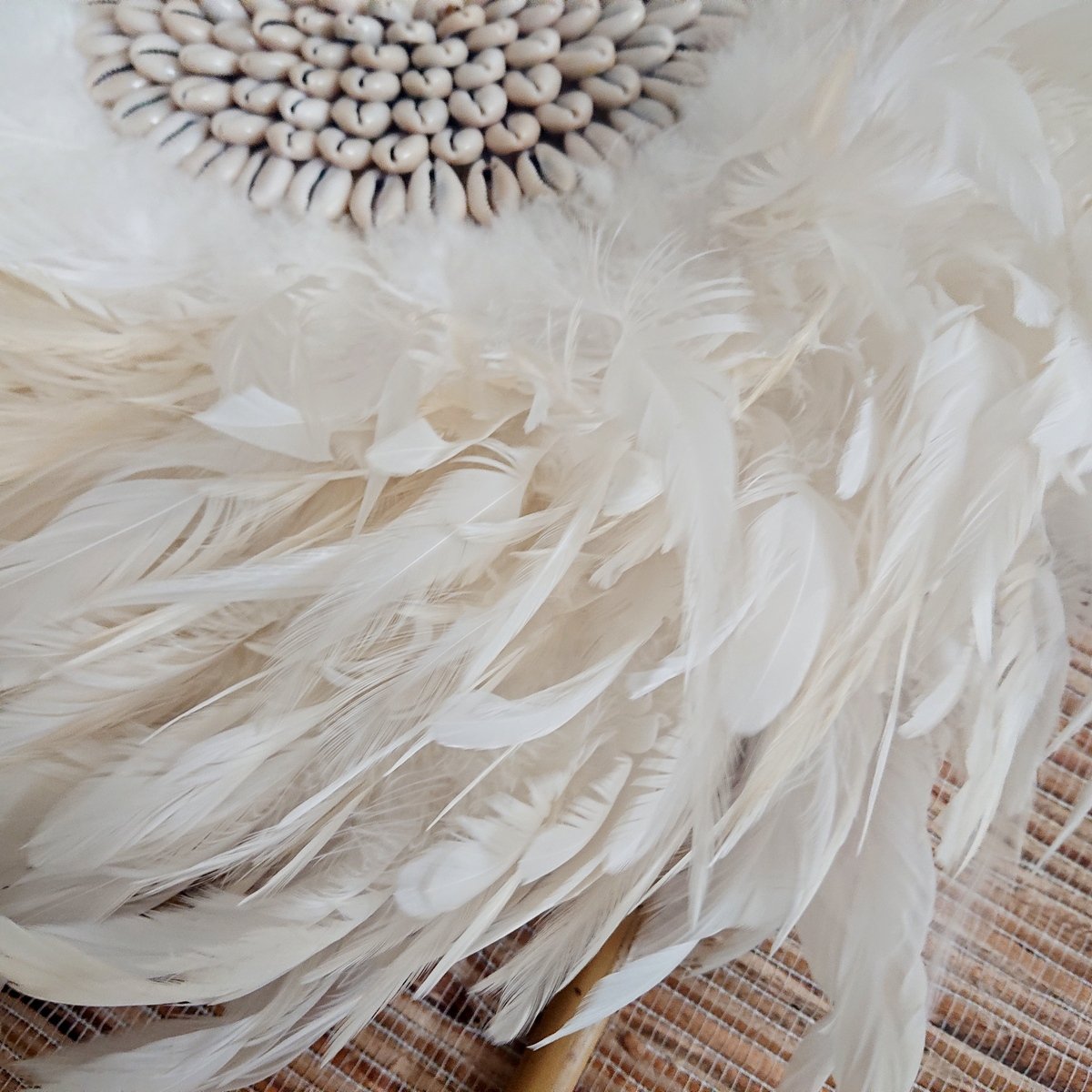 JUJU HAT WHITE, SHELL - 50 cm