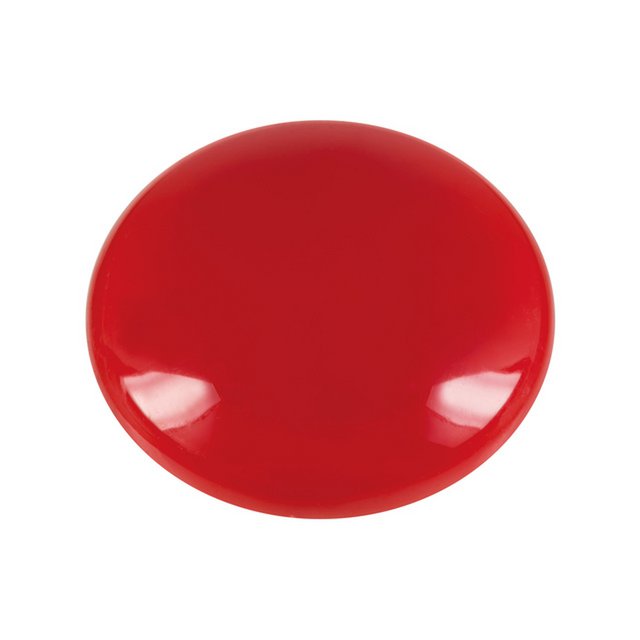 Magnet Westcott rød pakke med 10 stk. Ø 25mmx11,8mm, 300g hætte: 4-6 ark 80gr. papir