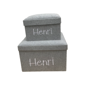 Boxes square set/2 -21cm and 30cm