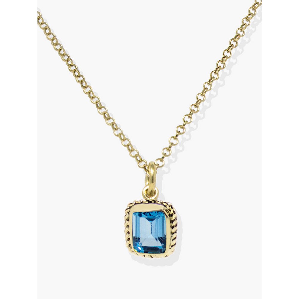 Collier de chair de topaze noir