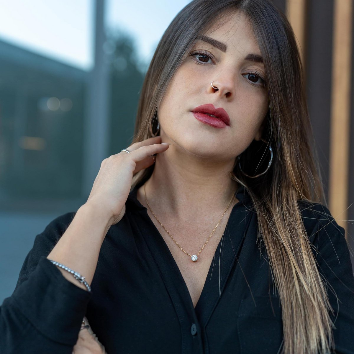 Collier femme "Zircone"