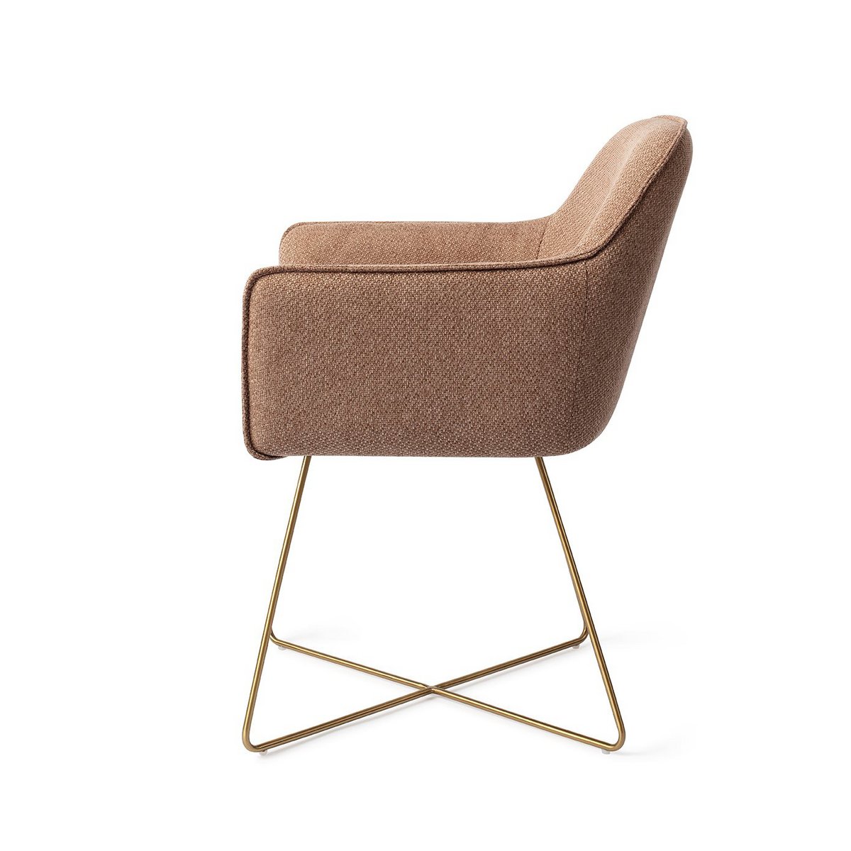 Jesper Home Hofu Dining Chair Cross Gold