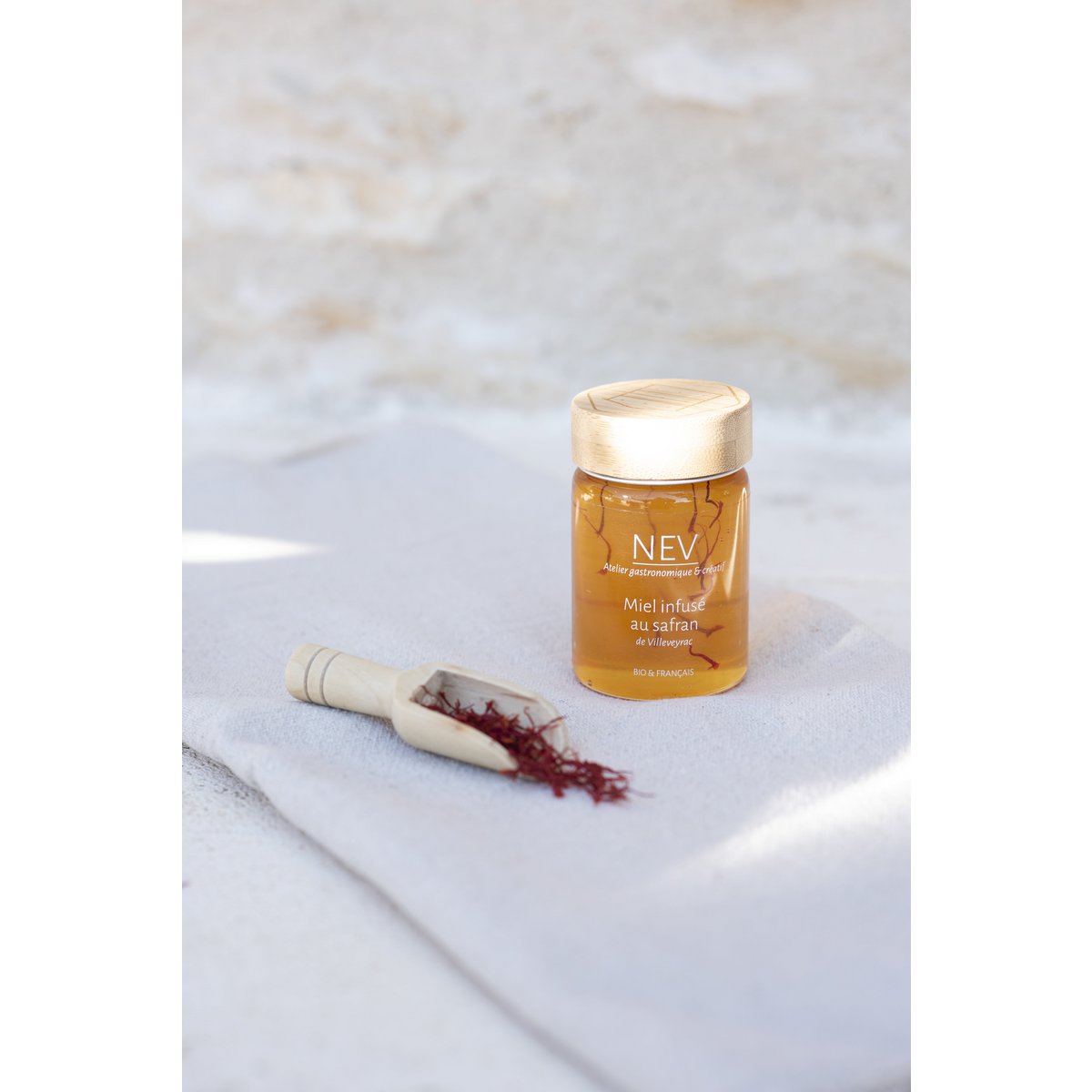 Saffron infused honey