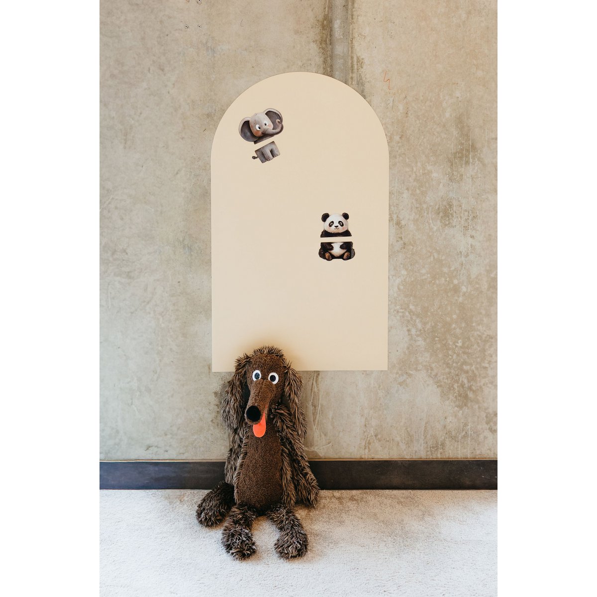 Pizarra magnética para niños - Arche - Beige