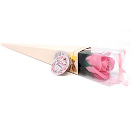RRSF-04 - Fleur de savon prête à la vente au détail - Rose moyen