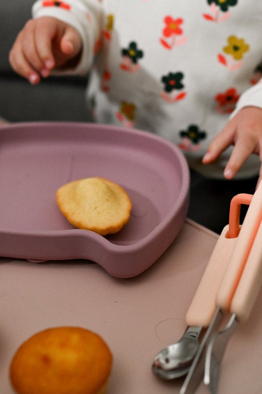Cutlery set with Loop Lilac