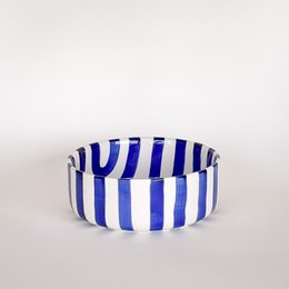 Schale Stripes - azul yegua