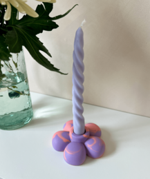 Peony Candle Holder - Swirl