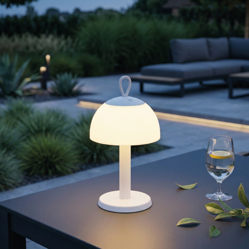 Bordlampe Lesbos 3-i-1 Hvid