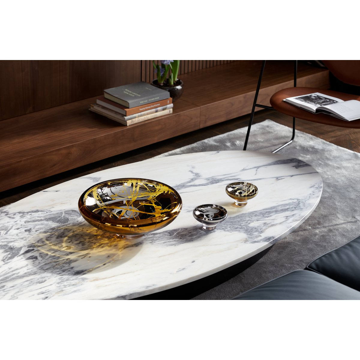 Deco grote bespatte kom