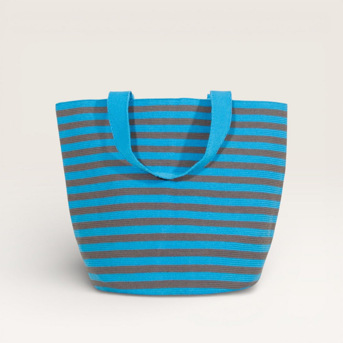Borsa rotonda a strisce | Cielo blu
