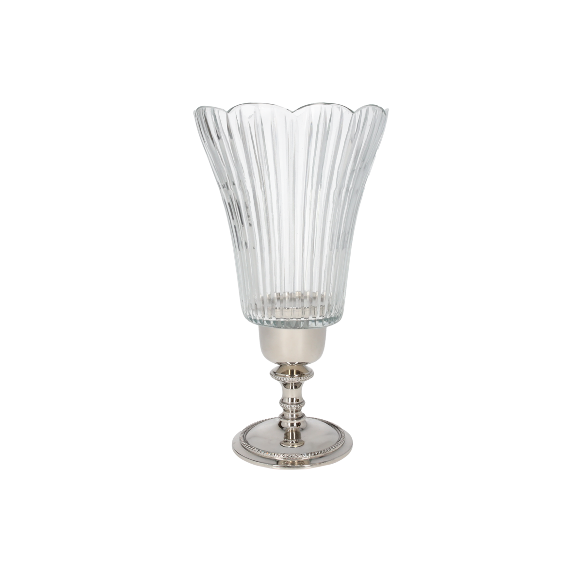 Crystal cup candle holder 26x14 cm
