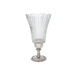 Crystal cup candle holder 26x14 cm