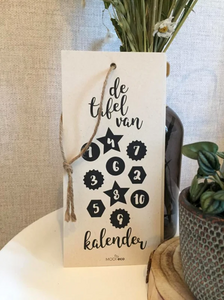 Duurzame De Tafel van... Kalender