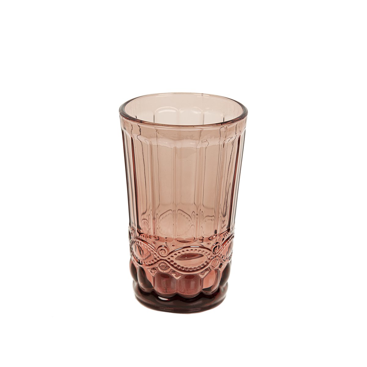 VASO VIDRIO ROSA (320 ML) HM842314