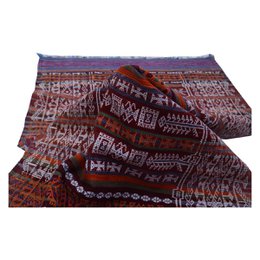 Baluch Soumak Aubergine Vintage Vloerkleed