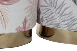 REPOSAPIES POLIESTERE MADERA 35X35X35 HOJAS 2 SURT. TX192922
