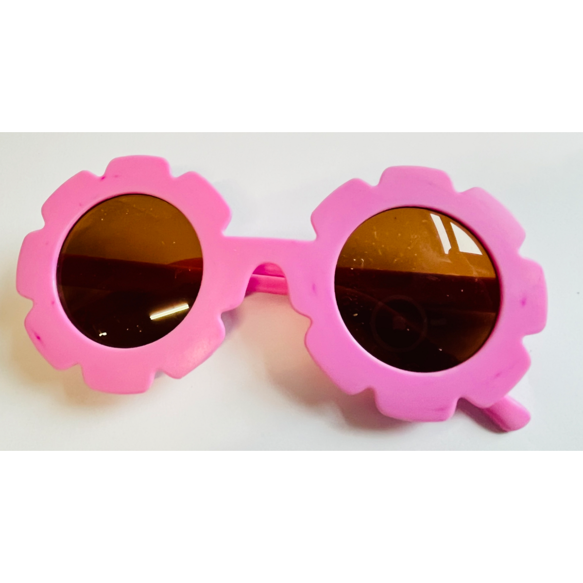 sunglasses kids flower pink x 3pcs.