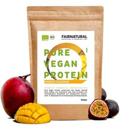 Økologisk vegansk proteinpulver mango uden soja