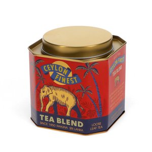 Metal tea caddy - Ceylon Finest