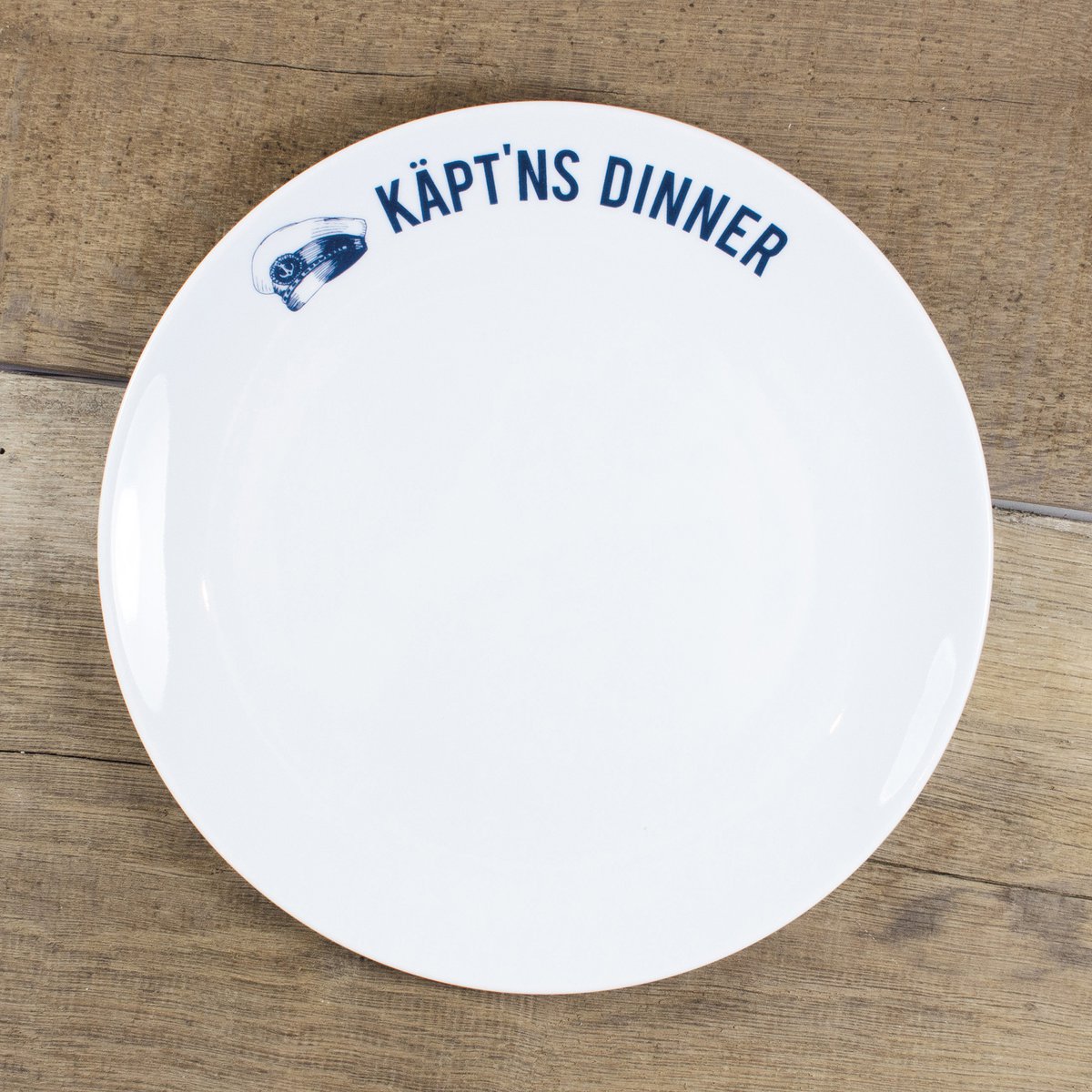 Plato de porcelana Captain's Dinner