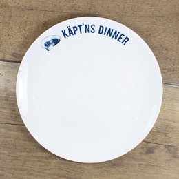 Plato de porcelana Captain's Dinner