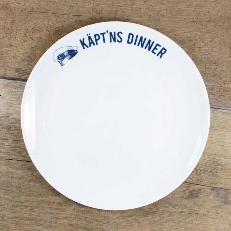 Plato de porcelana Captain's Dinner