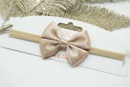 Nylon hårbånd almindelig mini satin